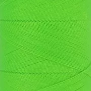 Bobina di filo cerato Linhasita per micro macramè 0,35 - Fluo Green (329) x448m