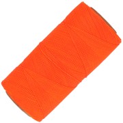 Bobina di filo cerato Linhasita per micro macramè 0,35 - Fluo Orange (393) x448m