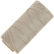 Bobina di filo cerato Linhasita per micro macramè 1.5 mm - Beige (05) x116m