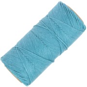 Bobina di filo cerato Linhasita per micro macramè 1.5 mm - Turquoise (229) x116m