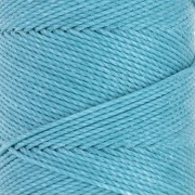 Bobina di filo cerato Linhasita per micro macramè 1.5 mm - Turquoise (229) x116m