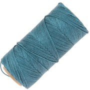 Bobina di filo cerato Linhasita per micro macramè 1.5 mm - Teal (228) x116m