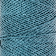 Bobina di filo cerato Linhasita per micro macramè 1.5 mm - Teal (228) x116m