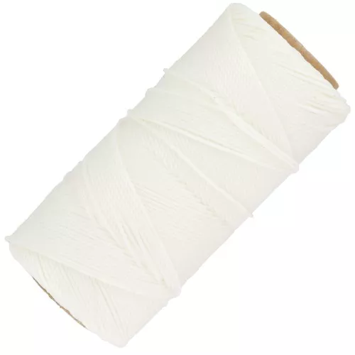 Bobina di filo cerato Linhasita per micro macramè 1.5 mm - Blanc (BCO ALV) x116m