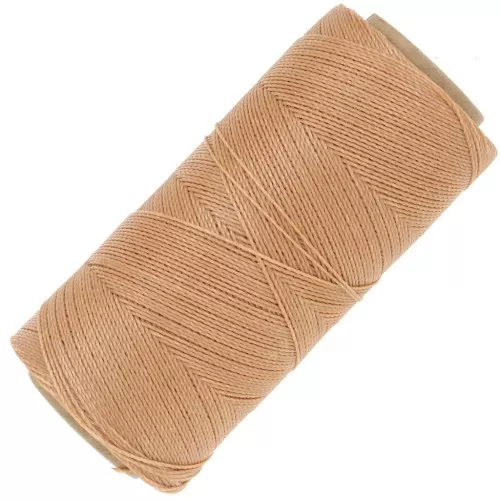 Bobina di filo cerato Linhasita per micro macramè 0.5 mm - Miel (314) x335m