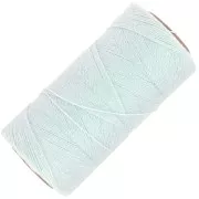 Bobina di filo cerato Linhasita per micro macramè 0.5 mm Mint iridescent (Fresh Mi