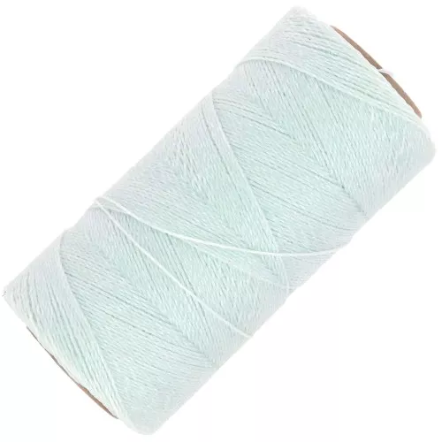Bobina di filo cerato Linhasita per micro macramè 0.5 mm Mint iridescent (Fresh Mi
