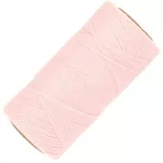 Bobina di filo cerato Linhasita per micro macramè 0.5 mm Rose iridescent (Flamingo