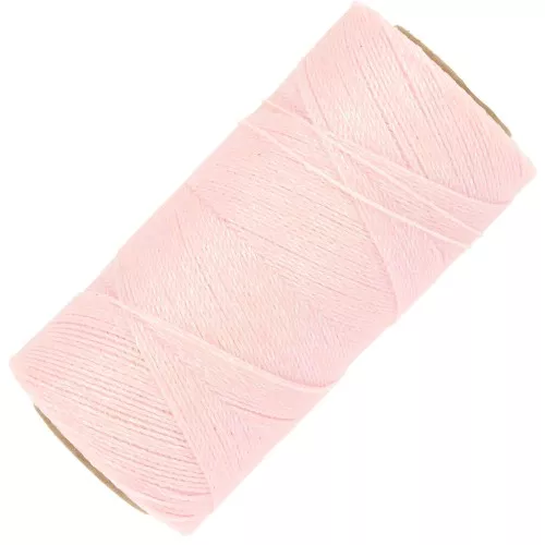 Bobina di filo cerato Linhasita per micro macramè 0.5 mm Rose iridescent (Flamingo