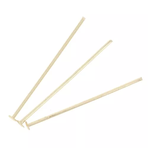Chiodi a testa piatta 25x0,7 mm Oro x25