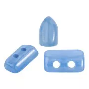 Perle di vetro Piros® da Puca® 2x5 mm - Blue Opal x10g