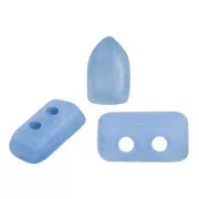 Perle di vetro Piros® da Puca® 2x5 mm - Blue Opal Mat x10g