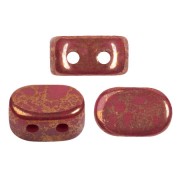 Perle di vetro Lipsi® di Puca® 4x6 mm - Grenadine Opal Bronze x10g