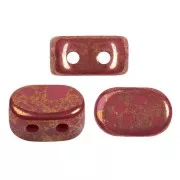 Perle di vetro Lipsi® di Puca® 4x6 mm - Grenadine Opal Bronze x10g
