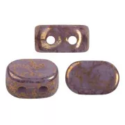 Perle in vetro Lipsi® di Puca® 4x6 mm - Amethyst Opal Bronze x10g