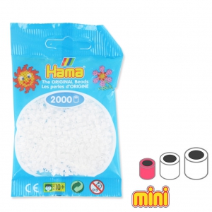 Perle Hama Mini Bianco (n°01) x2000