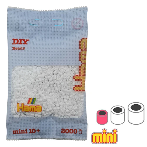 Perle Hama Mini Bianco (n°01) x2000