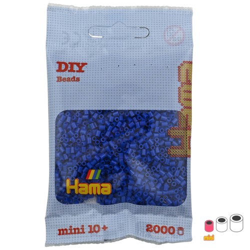 Perle Hama Mini Blu scuro (n°08) x2000