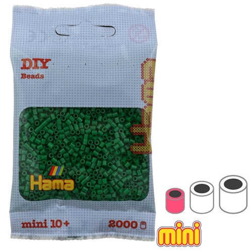 Perle Hama Mini Verde (n°10) x2000
