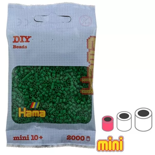 Perle Hama Mini Verde (n°10) x2000