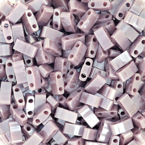 Perline Miyuki Half Tila 5x2.3x1.9mm HTL-0437 - Opaque Mauve Luster x10g