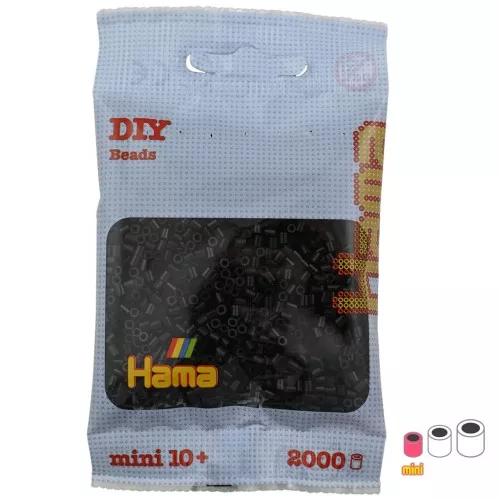 Perle Hama Mini Nero (n°18) x2000