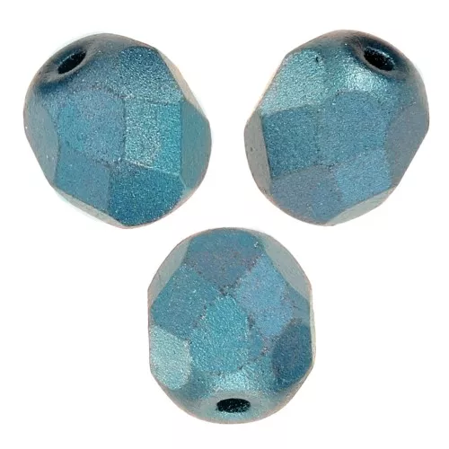 Sfaccettate 6 mm - Pastel Petrol x25