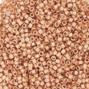 Toho Aiko 11/0 1.6 mm TA01PF551 - PF Galvanized Rose Gold x4g|raw }}