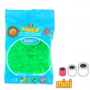 Perle Hama Mini Blu Fluo Transparent (n°37) x2000