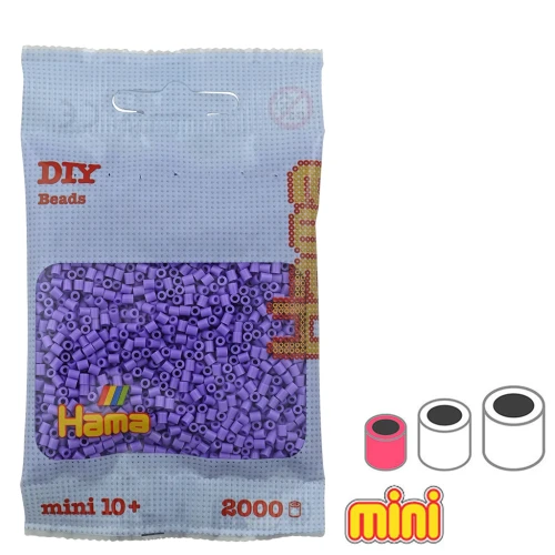 Perle Hama Mini Viola Pastello (n°45) x2000