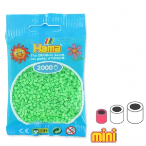 Perle Hama Mini Verde Pastello (n°47) x2000