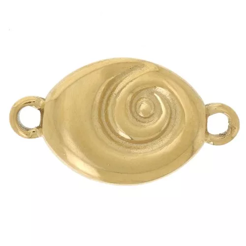Distanziatore a spirale 14x8 mm - acciaio inox 304L dorato x1