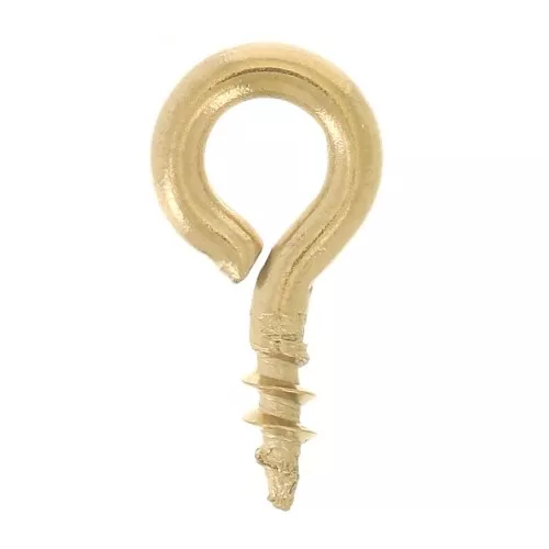 Ganci a vite con anello 4x8 mm - acciaio inox 304L x10
