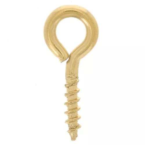 Ganci a vite con anello 5x12 mm - acciaio inox 304L x10