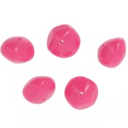 Perline in resina opaca 9x12 mm - Rosa confetto x8