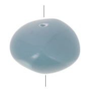 Perline in resina opaca 9x12 mm - Blu fumé x8|raw }}