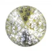 Cabochon PureCrystal 1122 Rivoli mm. 14 Crystal Gold Patina