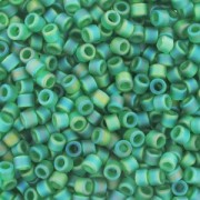 Miyuki Delica 11/0 DB0858 - Mat Transparent Green AB|raw }}