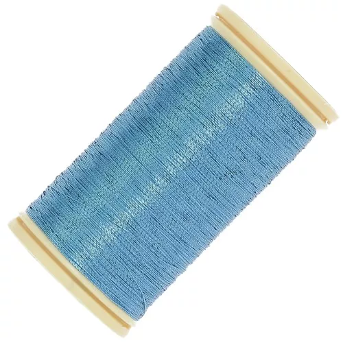 Filo da ricamo Au Chinois Metallic n. 40 - Blu oceano (222) x100m