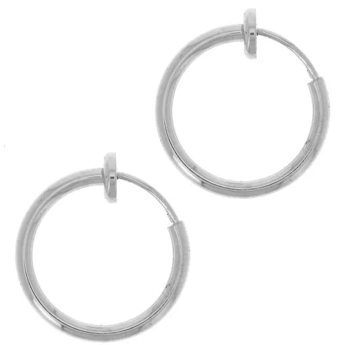 Mini clip per orecchie - Per orecchie non forate 15 mm - Acciaio inossidabile 304L x2