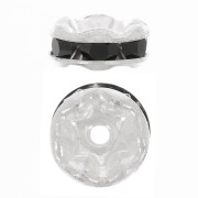 Rondelle Strass mm. 6 argentato/Jet x4|raw }}