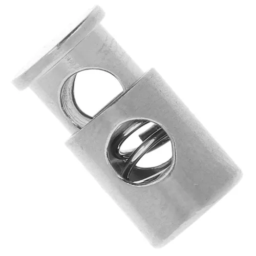 Tappo per cordone 1 foro - 3 mm - 11x7mm 304L acciaio inox x1