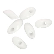 Long Magatama Miyuki 4x7 mm LMA-402 - Opaque White x10g