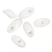 Long Magatama Miyuki 4x7 mm LMA-402 - Opaque White x10g