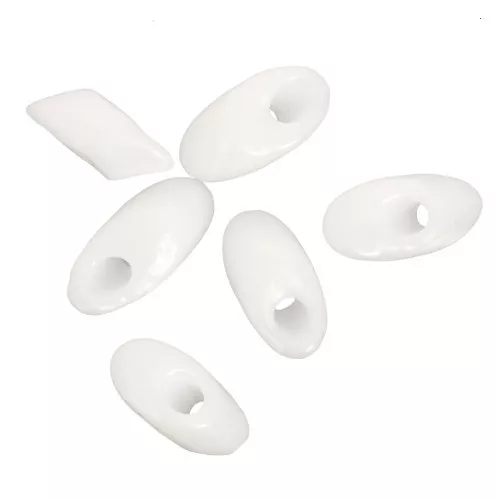 Long Magatama Miyuki 4x7 mm LMA-402 - Opaque White x10g