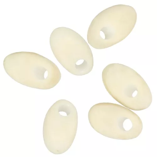 Long Magatama Miyuki 4x7 mm LMA-2021 - Opaque Cream Mat x10g