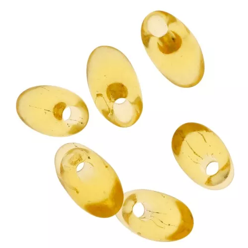 Long Magatama Miyuki 4x7 mm LMA-132 - Transparent Light Topaz x10g