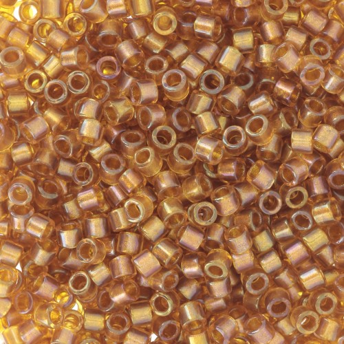 Miyuki Delica 10/0 DBM0065 -  Lined Topaz AB x8g