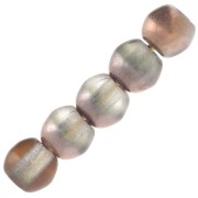 Perline tonde in vetro ceco 3 mm - Crystal Capri Gold x50|raw }}