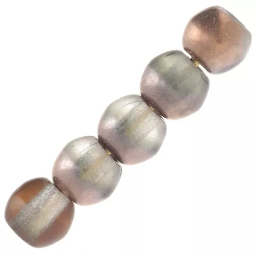 Perline tonde in vetro ceco 3 mm - Crystal Capri Gold x50